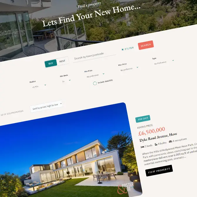 New website build example with WordPress